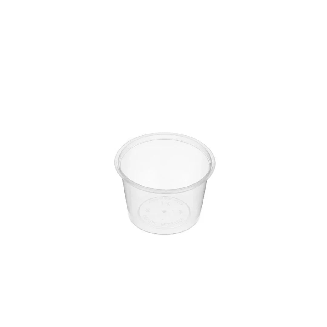 Small Round Plastic Containers & Lids – 100ml - 50PK