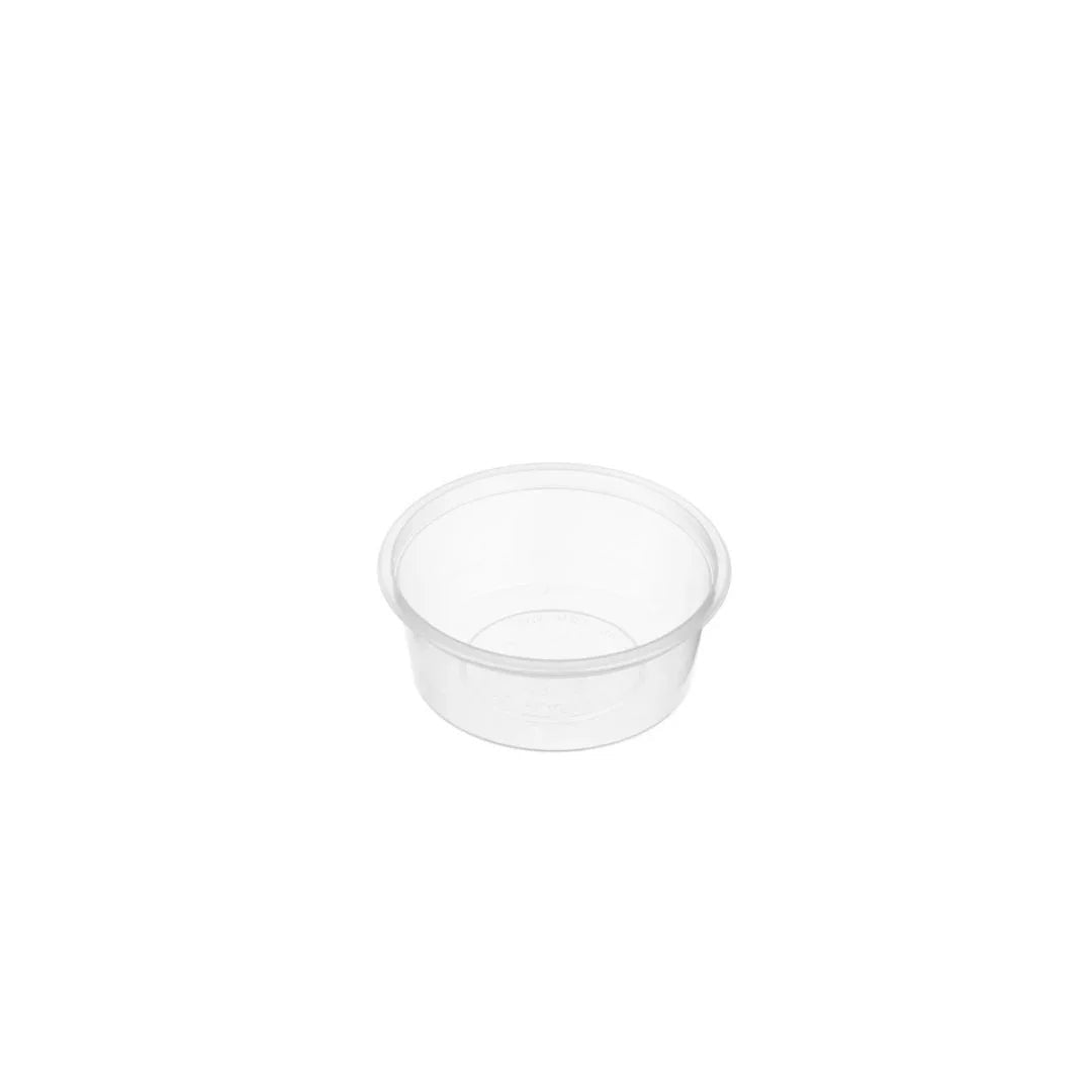 Small Round Plastic Containers & Lids – 70ml - 50PK