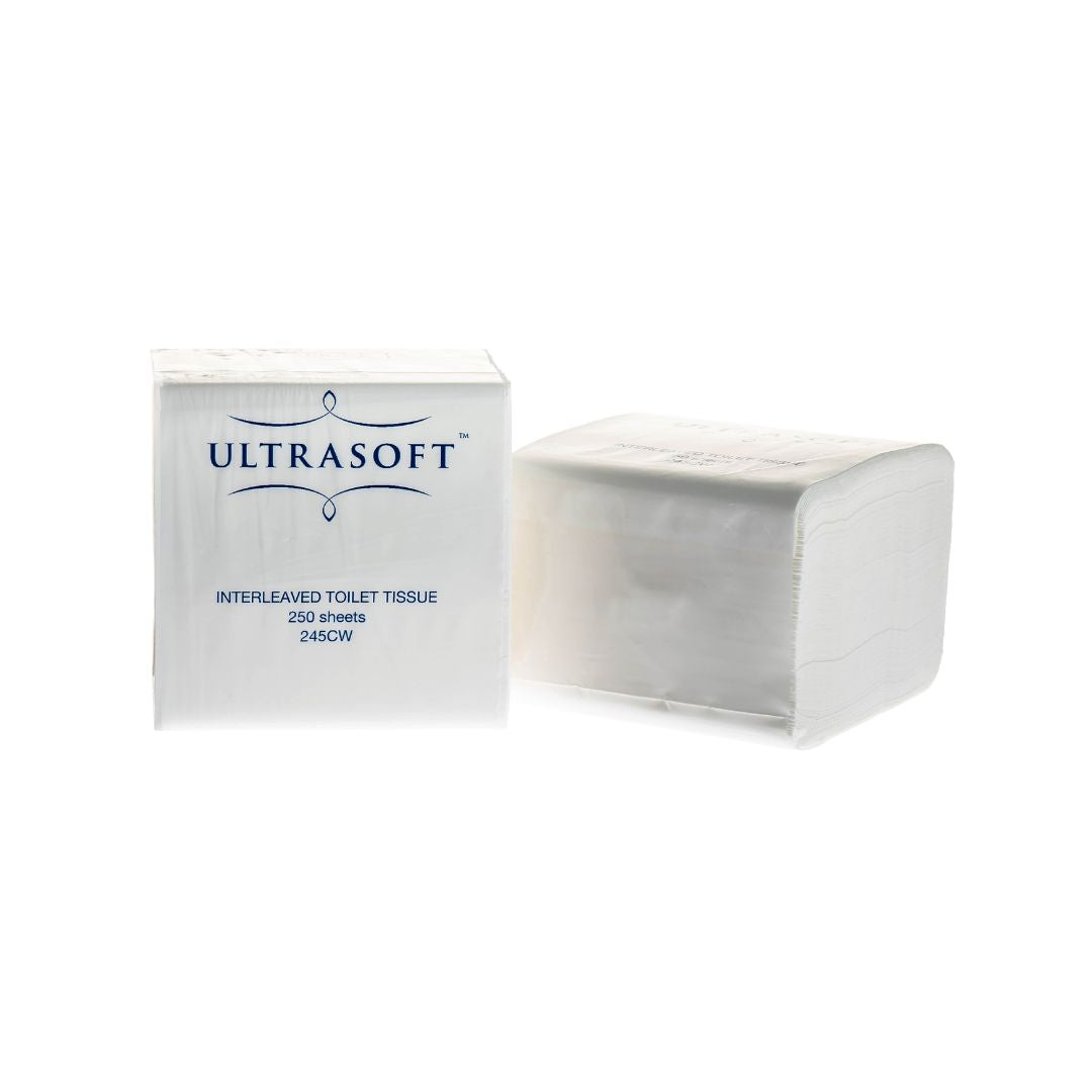 Interleaved Toilet Paper Soft 2 PLY - 250 Sheet