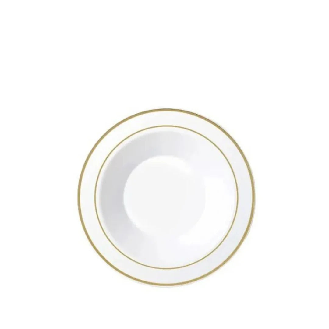 Gold Rim Plates & Bowls - 6PK – Bowls 6PK
