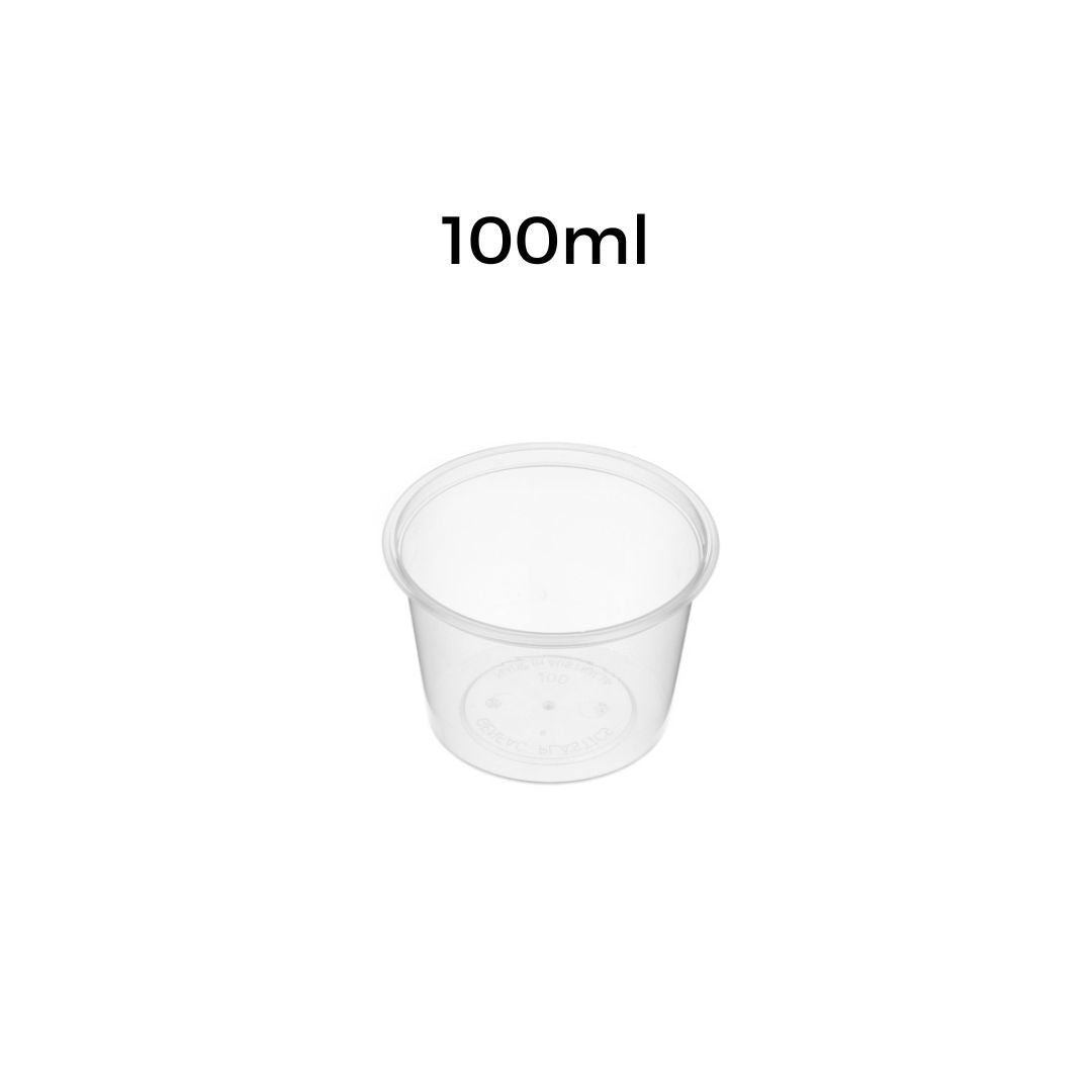 Small Round Plastic Containers & Lids