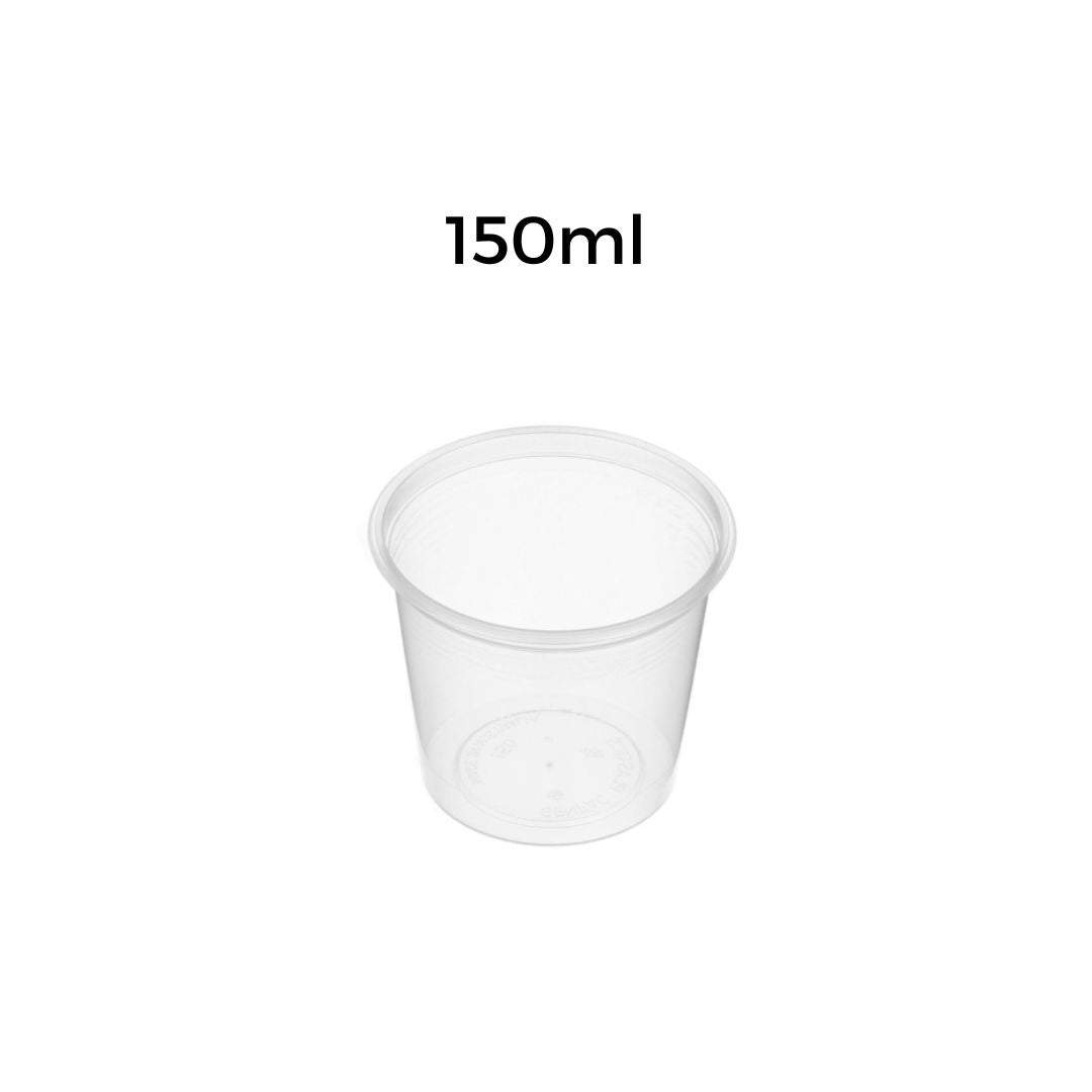 Small Round Plastic Containers & Lids