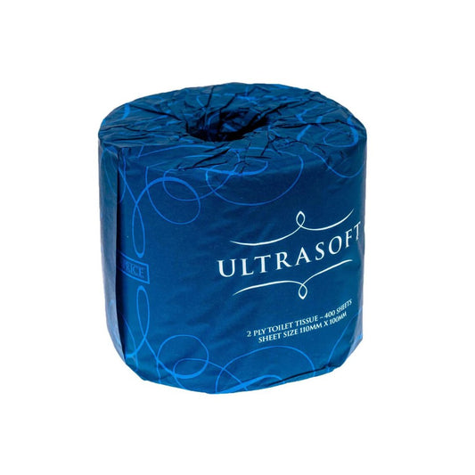 Soft Toilet Paper Roll 2 PLY - 400 Sheet