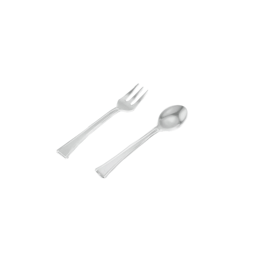 Mini Clear Cutlery - 40PK