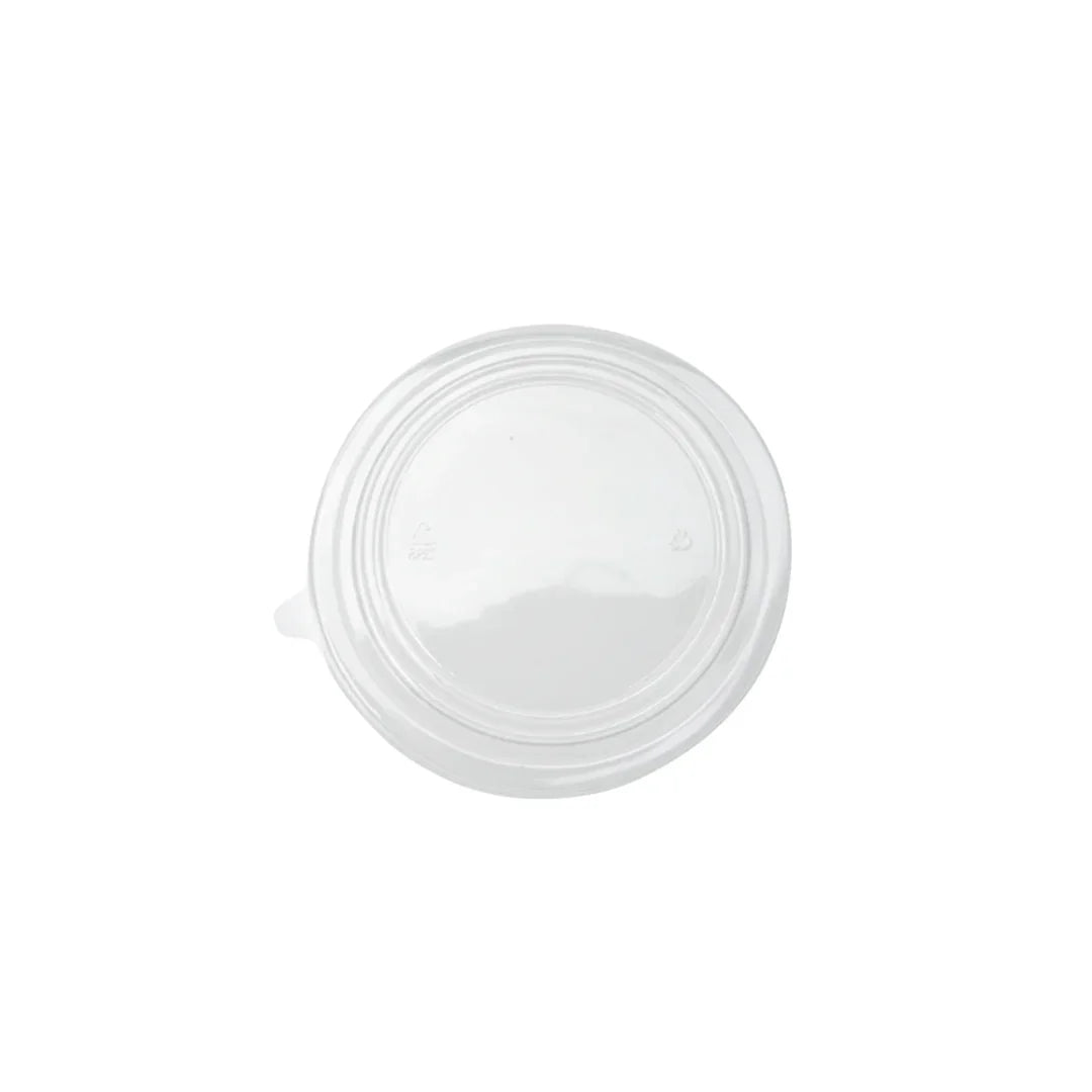 Clear plastic disposable lid for catering containers