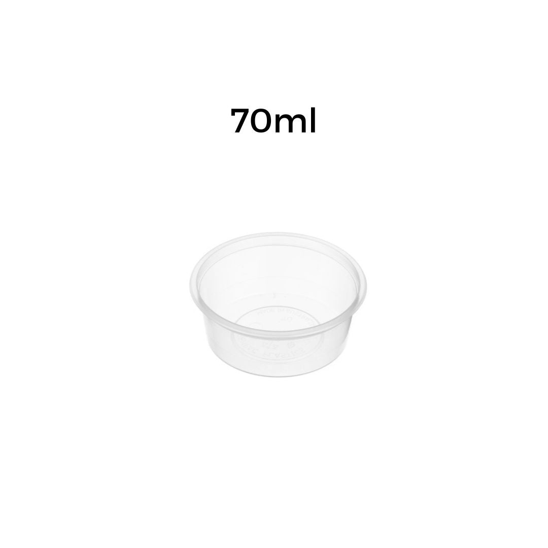 Small Round Plastic Containers & Lids