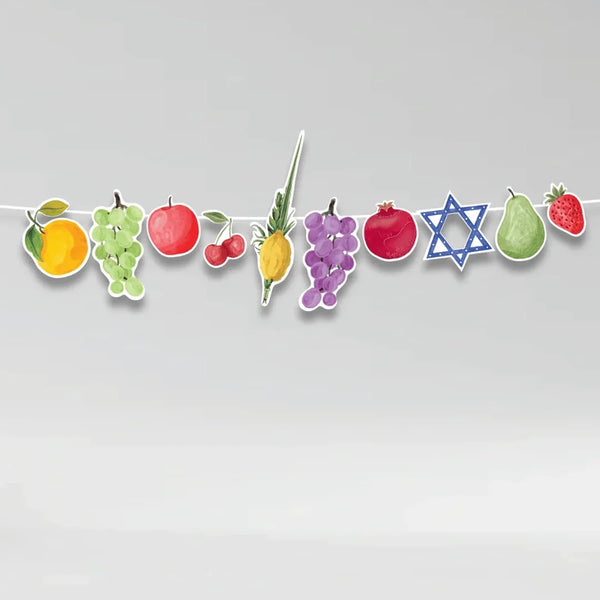 Sukkos Fruit Bunting - 3.5m