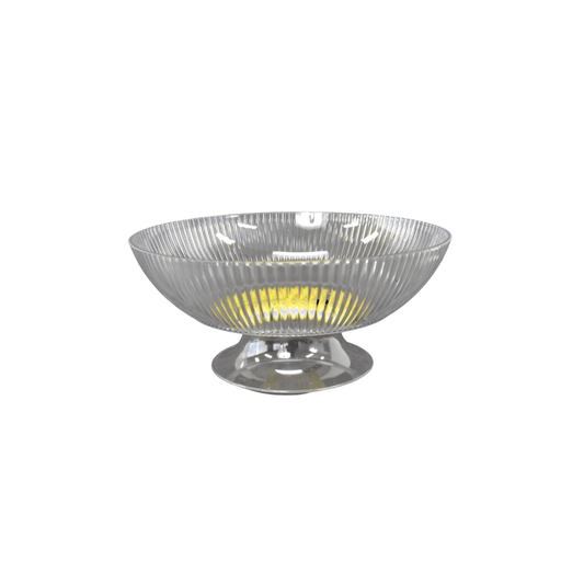 Clear Footed Bowl - 25cm