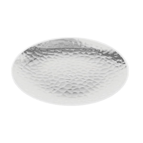 Silver Rim XL Dimple Serving Platters (300mm) - 3PK