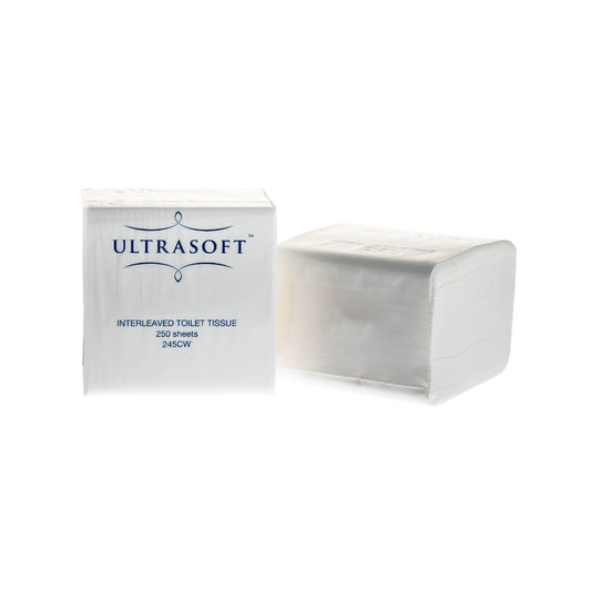 Interleaved Toilet Paper Soft 2 PLY - 250 Sheet