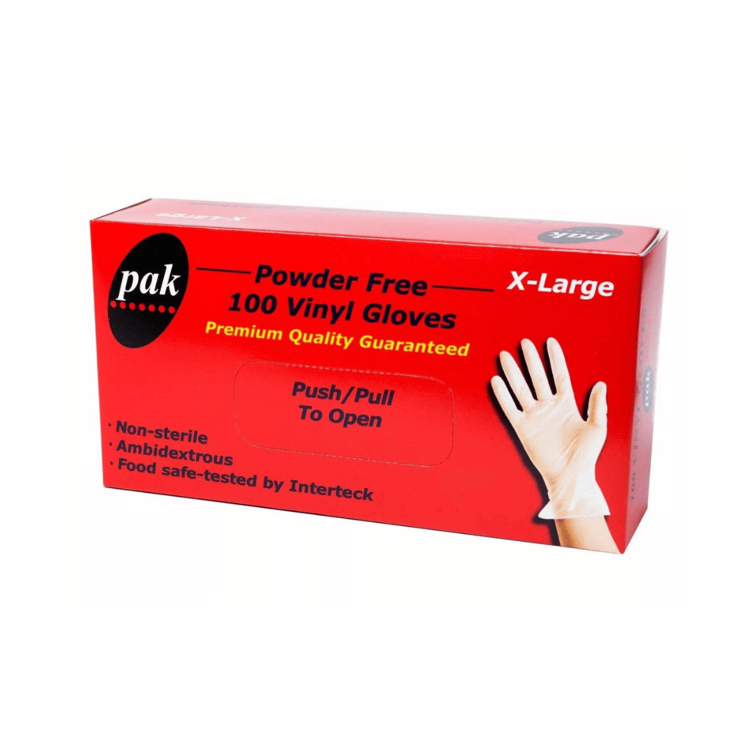 Gloves (Powder Free Vinyl) - 100PK