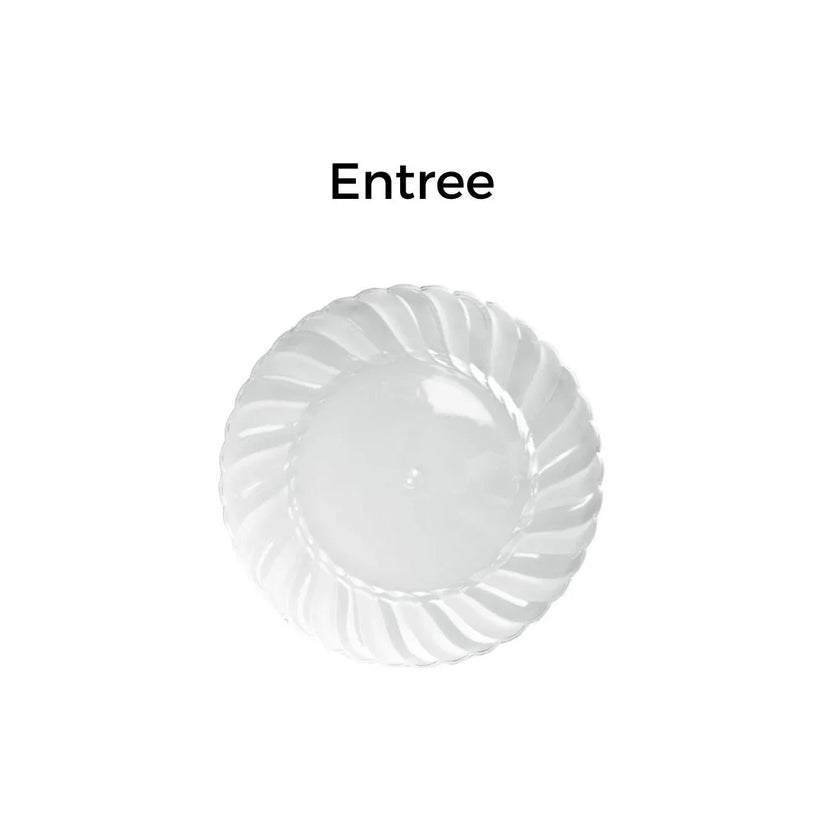 Clear Ripple Plates & Bowls - 6PK – Banner Paper Products