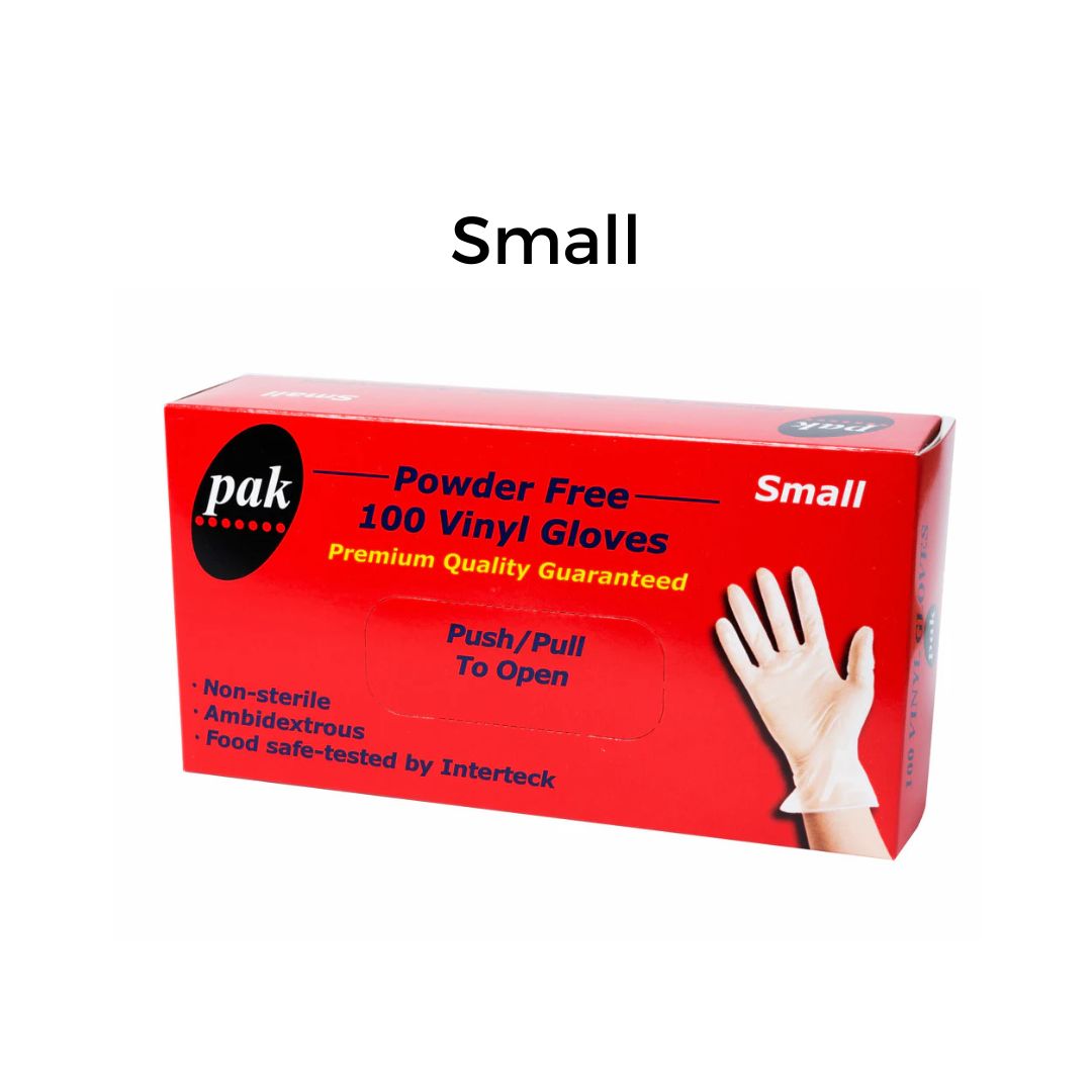Gloves (Powder Free Vinyl) - 100PK