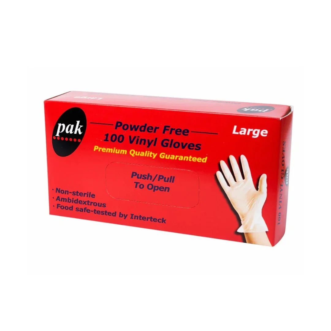 Gloves (Powder Free Vinyl) - 100PK – Banner Paper Products