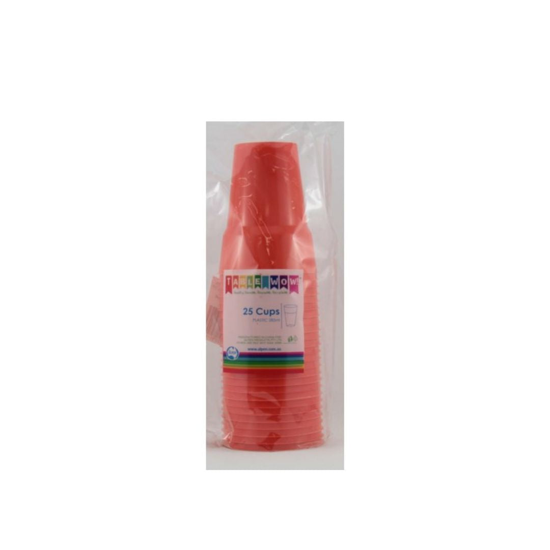 Coloured Cups - 20PK