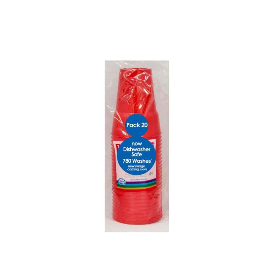 Coloured Cups - 20PK