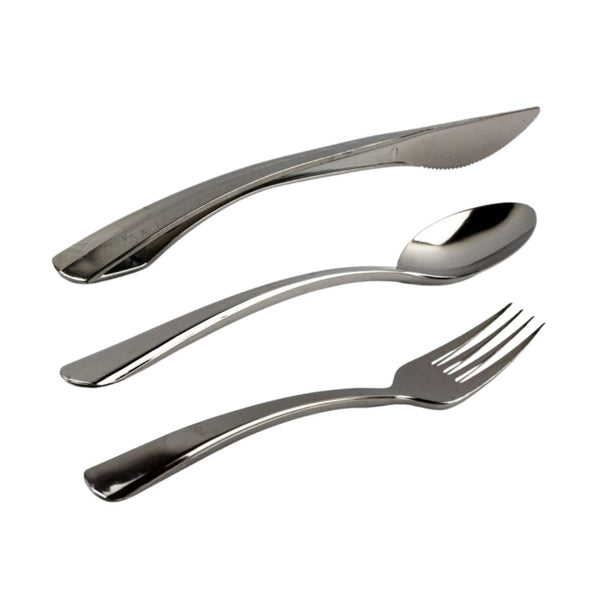 Silver Plastic Cutlery (Heavy Duty) - 50PK