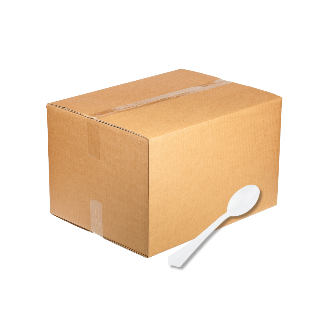 White Plastic Cutlery (Premium) - 1000CT Carton
