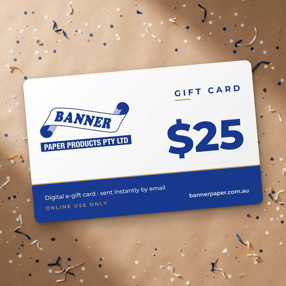 Banner Paper gift card $25